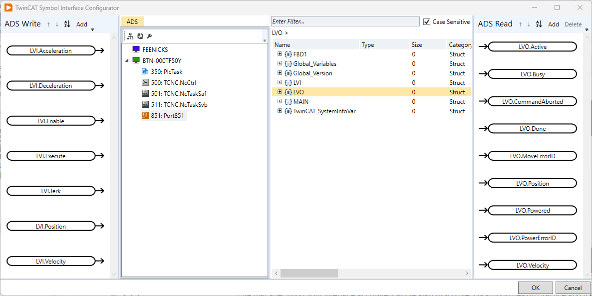 TwinCAT Symbol Interface Configurator